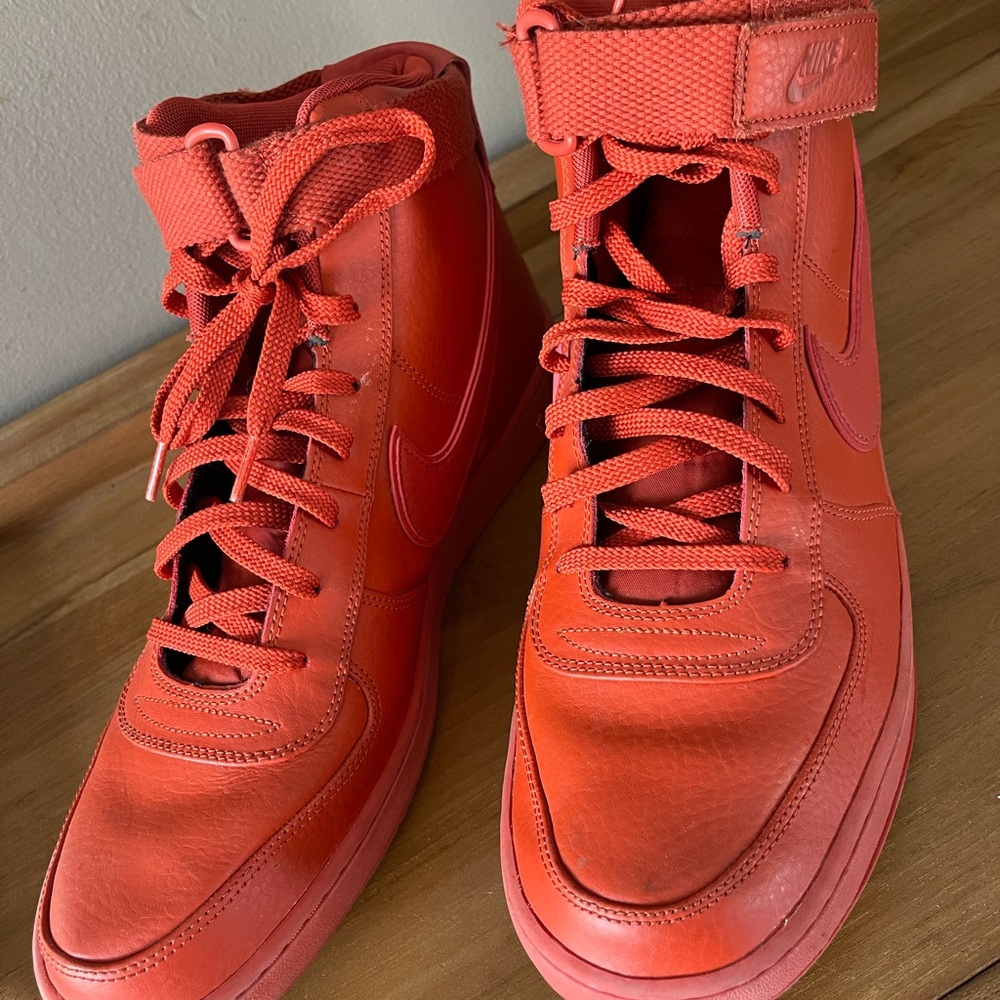 Mens Nike vandal high supreme Hightop Red Sz 13